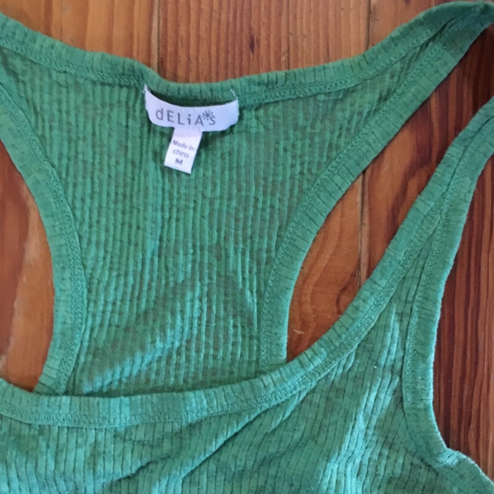 Delia’s Green Racerback Tank - Picture 2 of 4